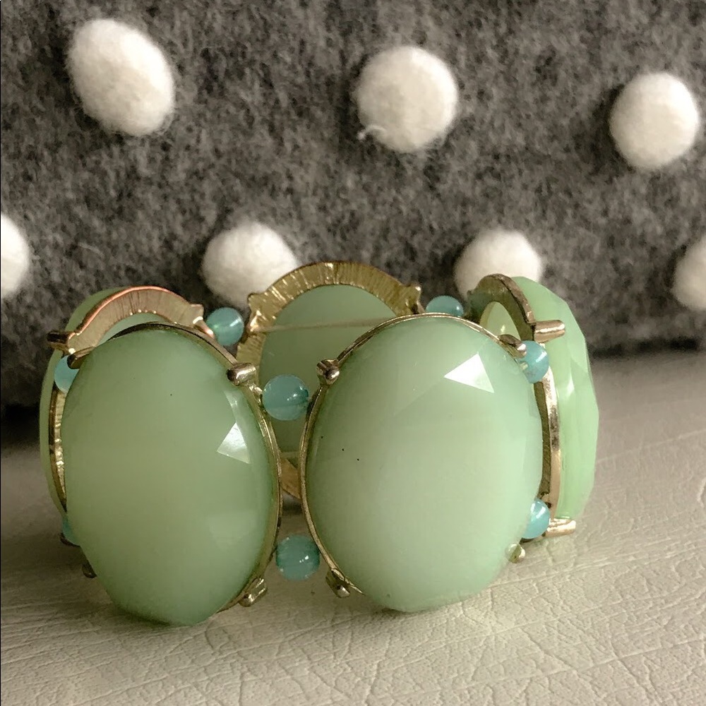 SALE Last chance! Aqua blue jeweled bracelet